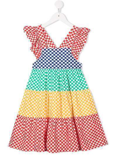 Stella McCartney Kids платье в стиле колор-блок
