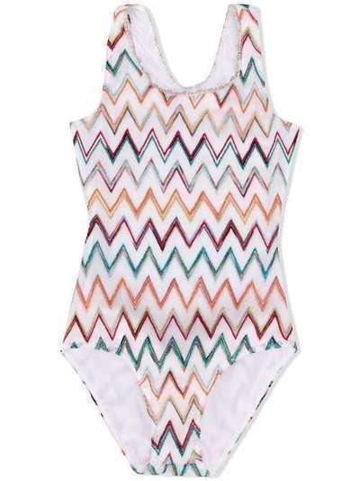 Missoni Kids купальник с узором зигзаг MBP00002BR008J