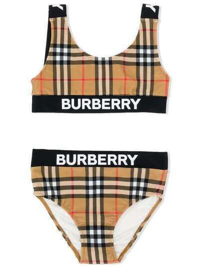 Burberry Kids бикини с логотипом 8008773