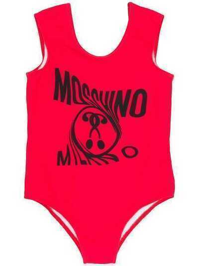 Moschino Kids купальник с логотипом HDL00FLKA00
