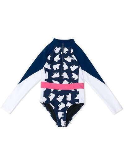 Perfect Moment Kids polar bear print swimsuit S19K0171701