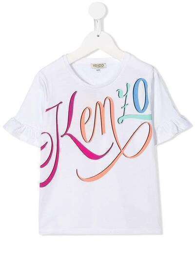 Kenzo Kids футболка с логотипом KQ10278