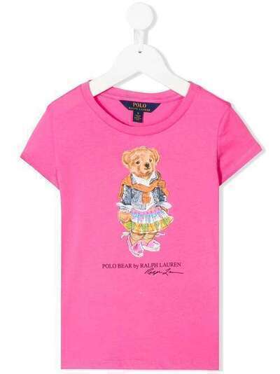 Ralph Lauren Kids футболка Polo Bear с логотипом 312790408