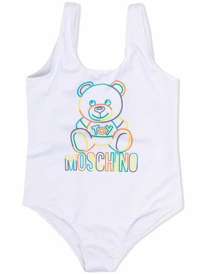 Moschino Kids купальник с принтом