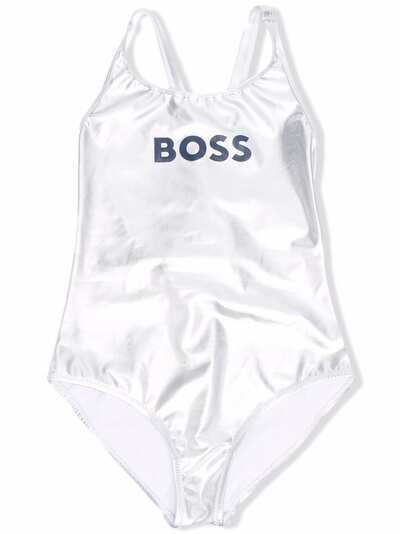 BOSS Kidswear купальник с логотипом