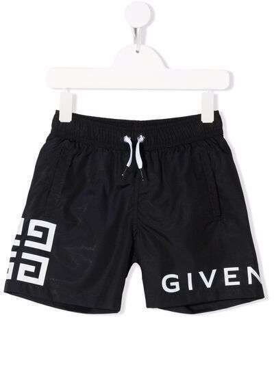 Givenchy Kids плавки-шорты с кулиской
