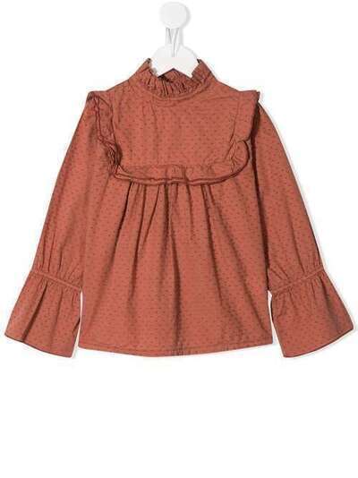Longlivethequeen блузка с вышивкой и оборками 11002