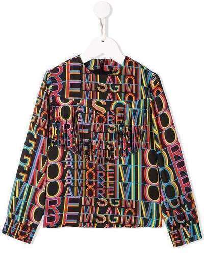 Msgm Kids блузка Amor 20699