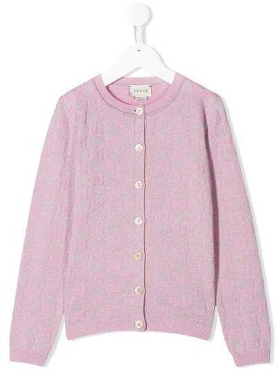 Gucci Kids кардиган с монограммой 603470XKA6R