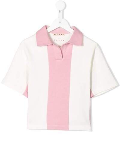 Marni Kids рубашка-поло с распашным воротником N3M00I0MS53F0M316