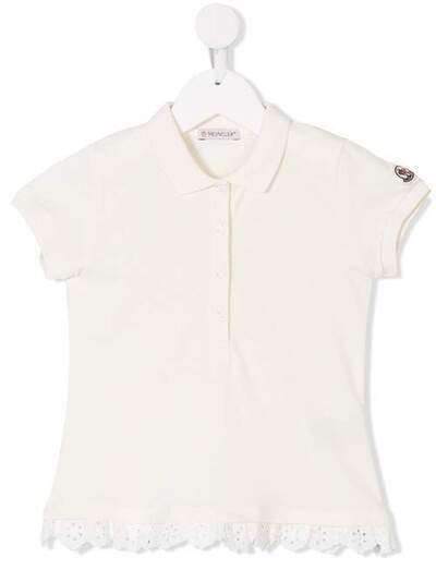 Moncler Kids классическая рубашка-поло 83547058496F