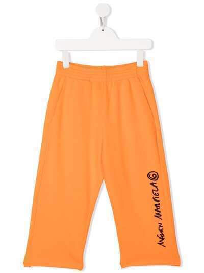 MM6 Maison Margiela Kids спортивные брюки широкого кроя с логотипом