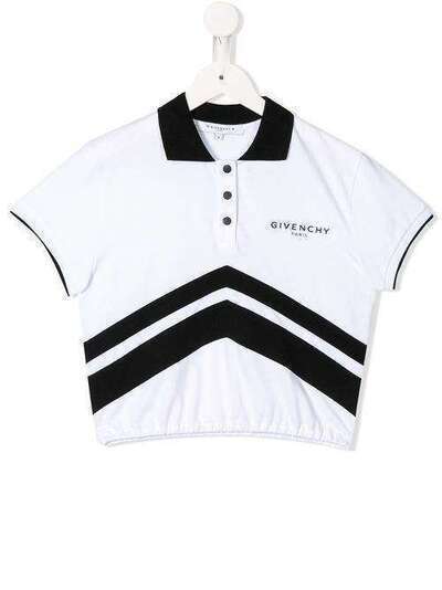 Givenchy Kids рубашка-поло с короткими рукавами и логотипом H15157N50