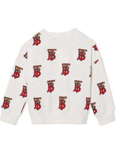 Burberry Kids толстовка с монограммой 8024465