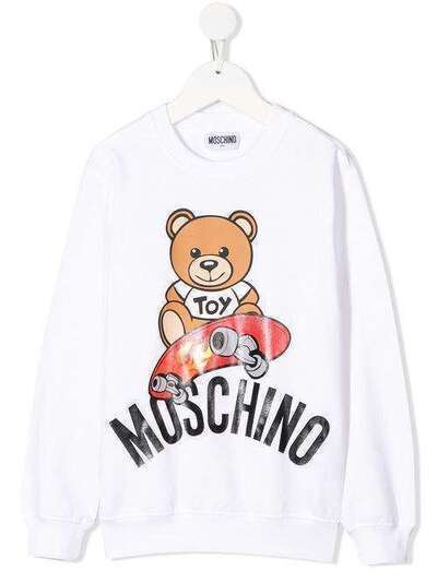 Moschino Kids толстовка Teddy Bear свободного кроя HQF02HLDA13