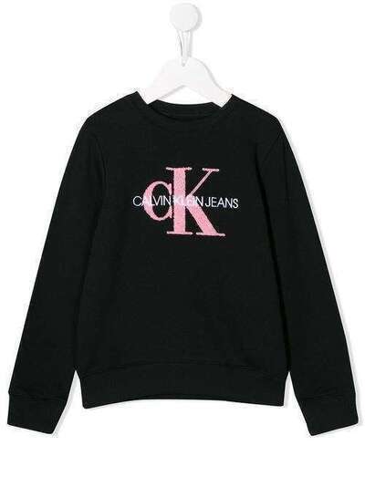 Calvin Klein Kids толстовка с круглым вырезом и логотипом IG0IG00178