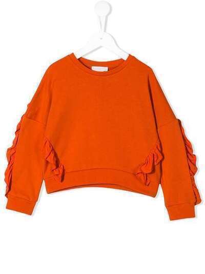 Stella McCartney Kids толстовка с оборками 571529SNJB2