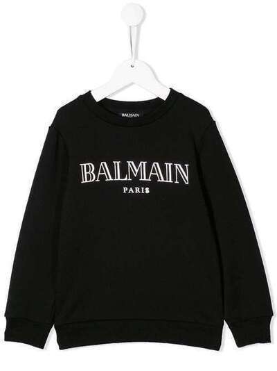 Balmain Kids толстовка с логотипом 6L4520LX170