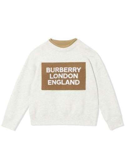 Burberry Kids толстовка из джерси с логотипом 8019688