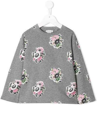 Stella McCartney Kids толстовка с цветочным принтом 566282SNJ77