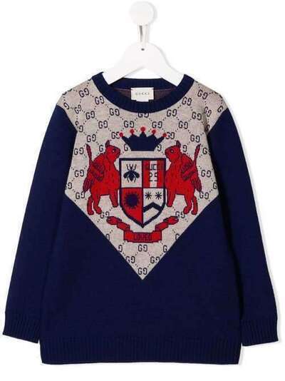 Gucci Kids свитер с логотипом 565833XKAP1