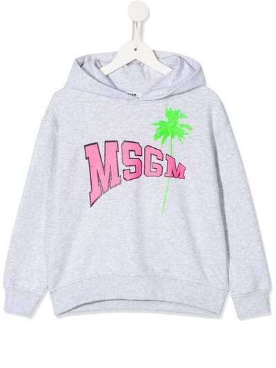 Msgm Kids худи с логотипом 22085