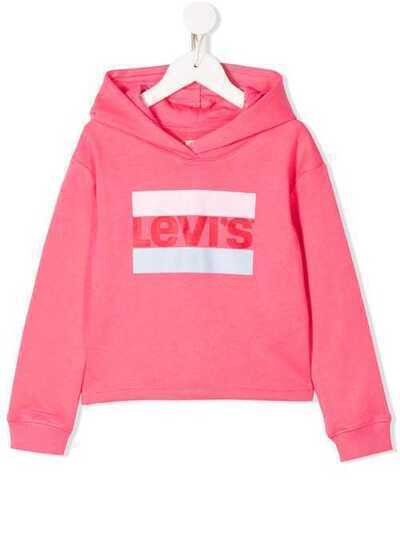 Levi's Kids толстовка с капюшоном и вышитым логотипом EA261A3R