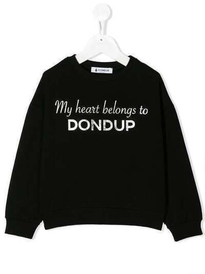 Dondup Kids толстовка My Heart Belongs To YF048FY0003Z52