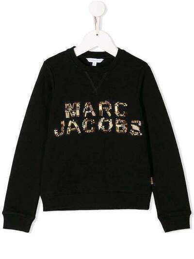 Little Marc Jacobs толстовка с декорированным логотипом W15452