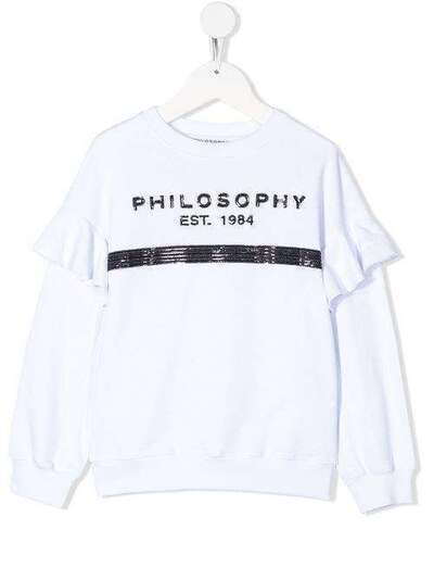 Philosophy Di Lorenzo Serafini Kids толстовка с логотипом из пайеток PJFE30VH002