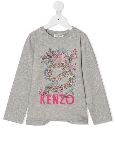 Kenzo Kids толстовка с принтом Dragon KP1005825