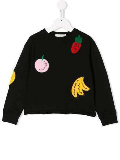 Stella McCartney Kids толстовка с нашивками 539248SMJ78