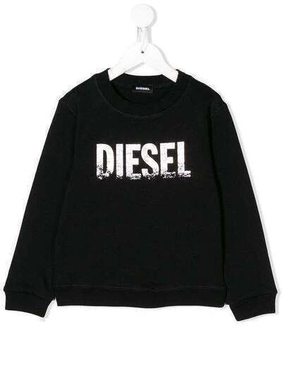 Diesel Kids толстовка с логотипом 00J4T900YI8