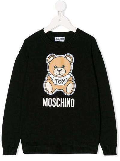 Moschino Kids толстовка Teddy Bear HYW00ALHE03K