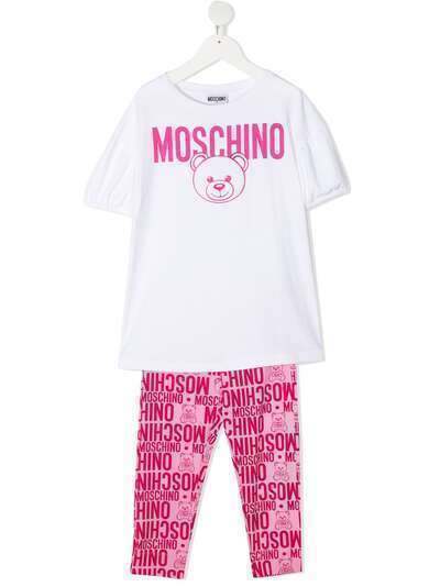 Moschino Kids костюм-двойка с логотипом