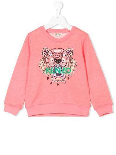 Kenzo Kids толстовка с вышивкой тигра KL15038