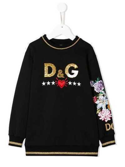 Dolce & Gabbana Kids толстовка с логотипом L5JWS9G7TEI