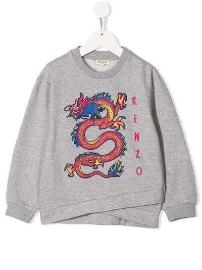 Kenzo Kids толстовка с принтом KP1504825