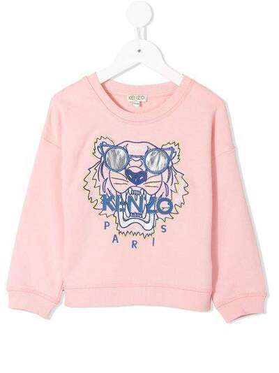 Kenzo Kids толстовка с вышитым логотипом KN1510833