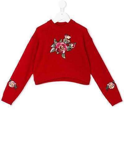 Dolce & Gabbana Kids свитер с вышивкой L55K22LK5V0
