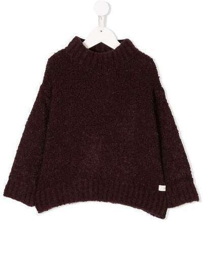Tiny Cottons fluffy mock neck sweater 168B14
