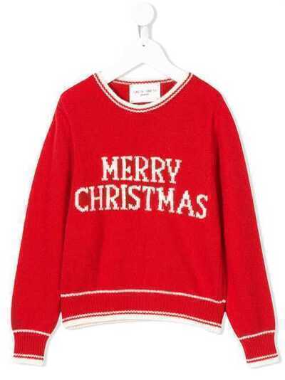 Alberta Ferretti Kids свитер 'Merry Christmas' 20423
