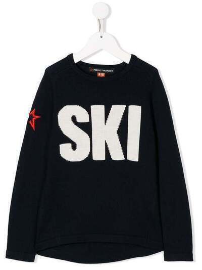 Perfect Moment Kids свитер Ski с надписью W19K0341701