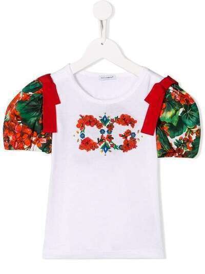 Dolce & Gabbana Kids футболка с принтом L5JTCTG7RMC