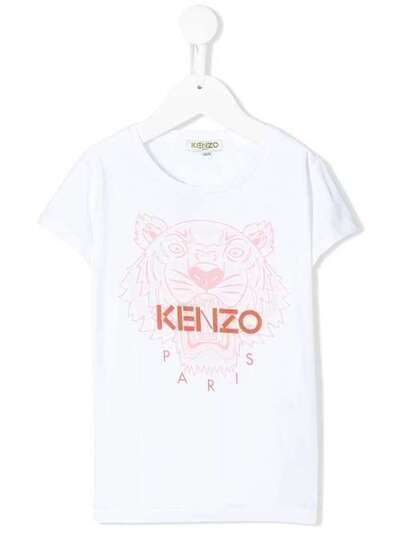 Kenzo Kids футболка с принтом Tiger KQ10258