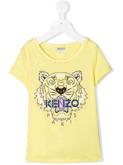 Kenzo Kids футболка с короткими рукавами и принтом Tiger KQ10198
