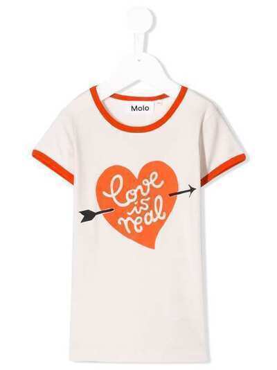 Molo Kids футболка с принтом Love Is Real 2W19A208