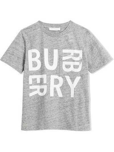 Burberry Kids футболка с логотипом 8007142