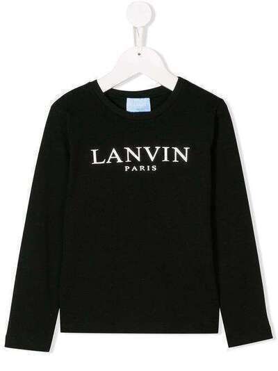 LANVIN Enfant футболка с логотипом 4J8590JX400930