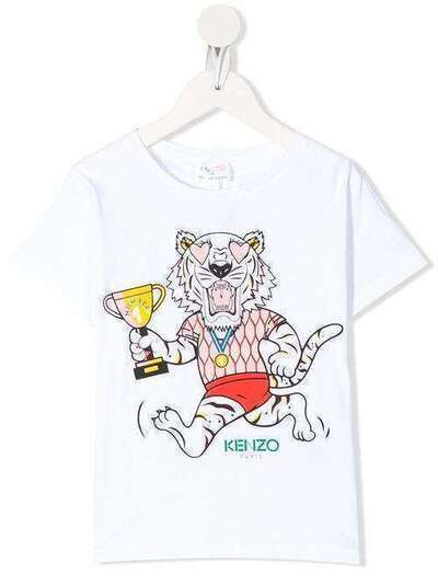Kenzo Kids футболка с принтом KQ10338
